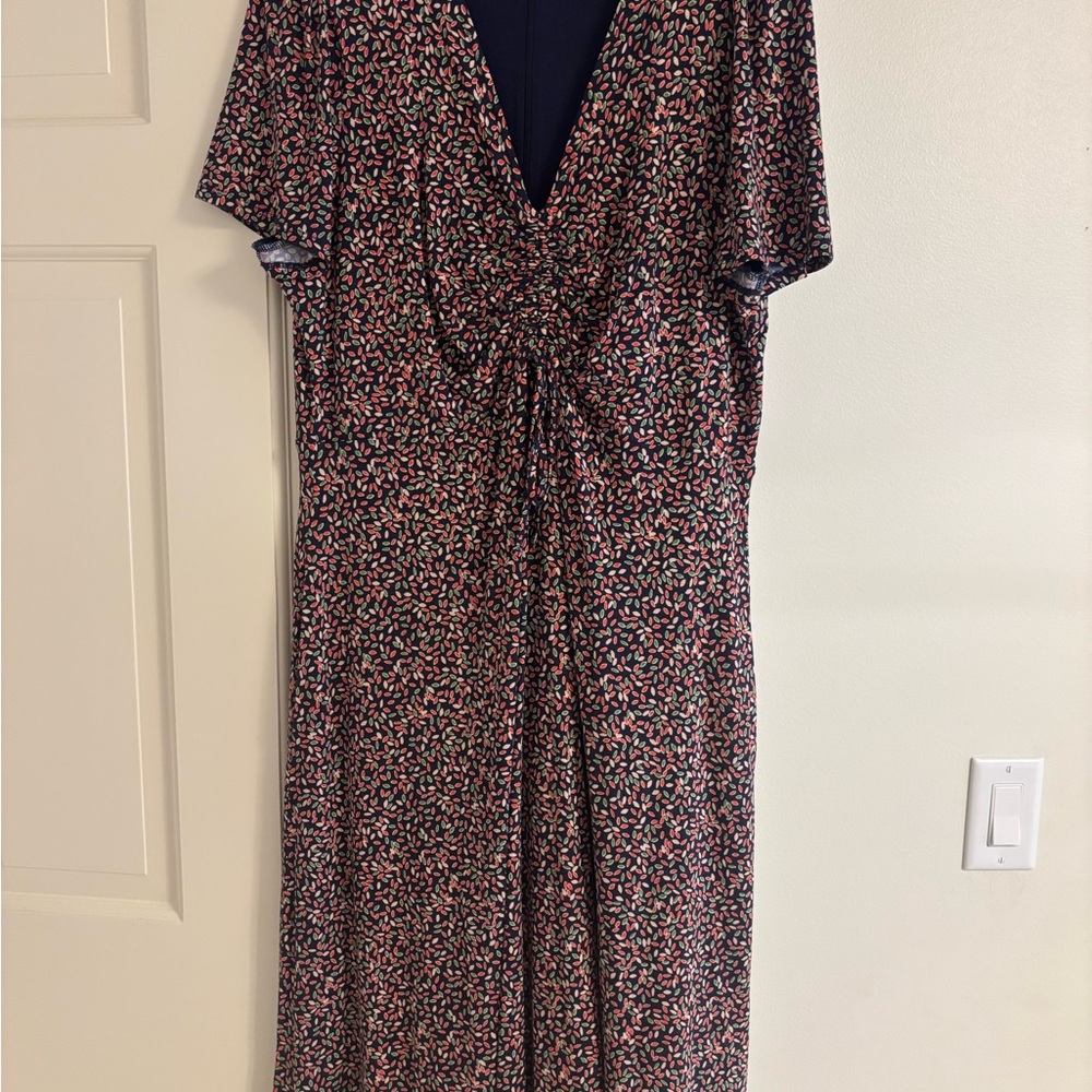 Hobbs London Ditsy Print Midi Dress